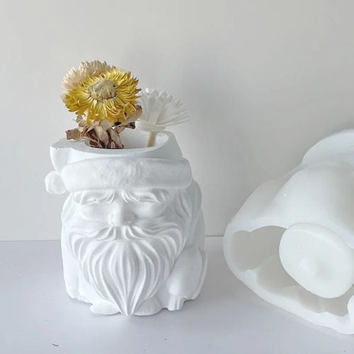 Christmas Santa Vase Mold