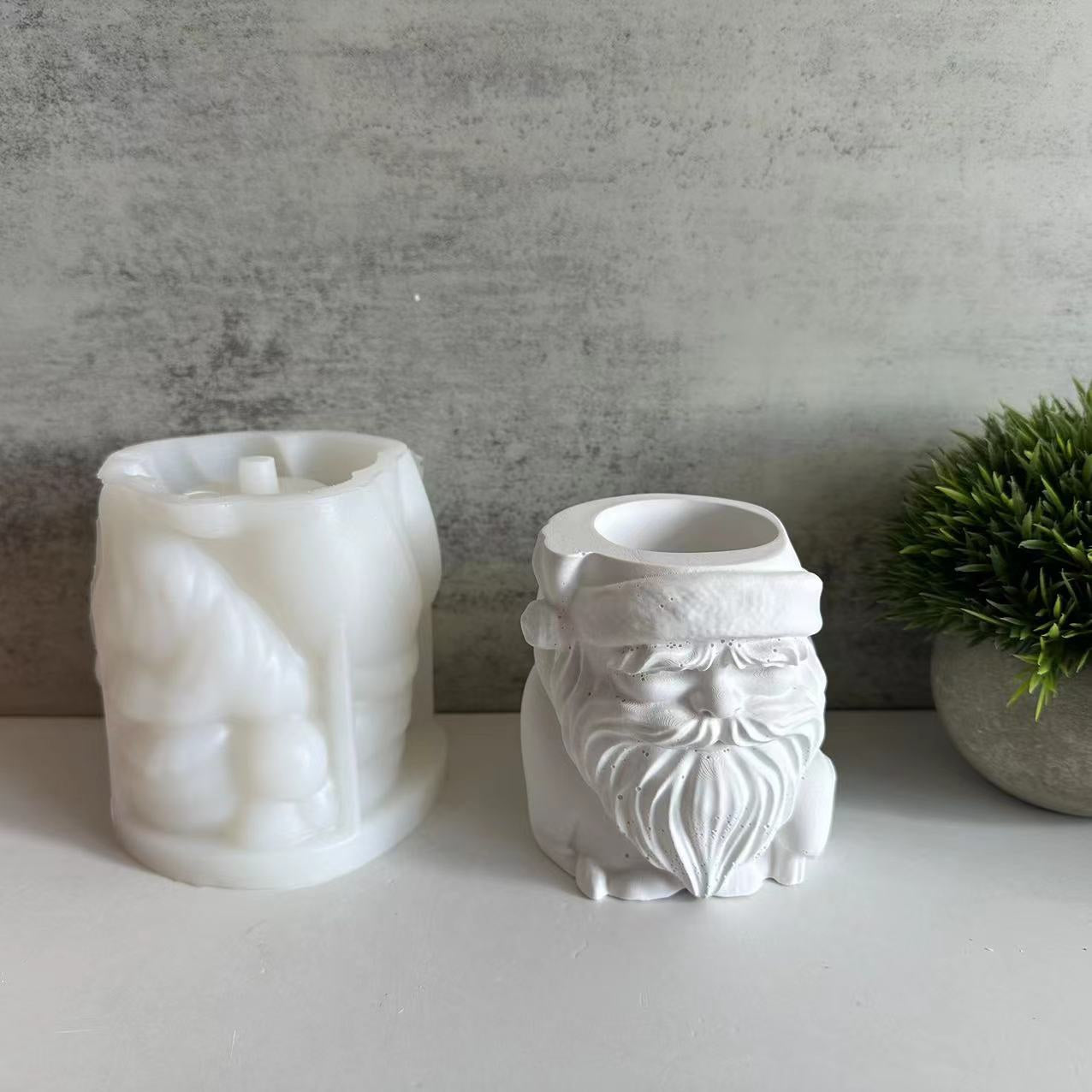 Christmas Santa Vase Mold