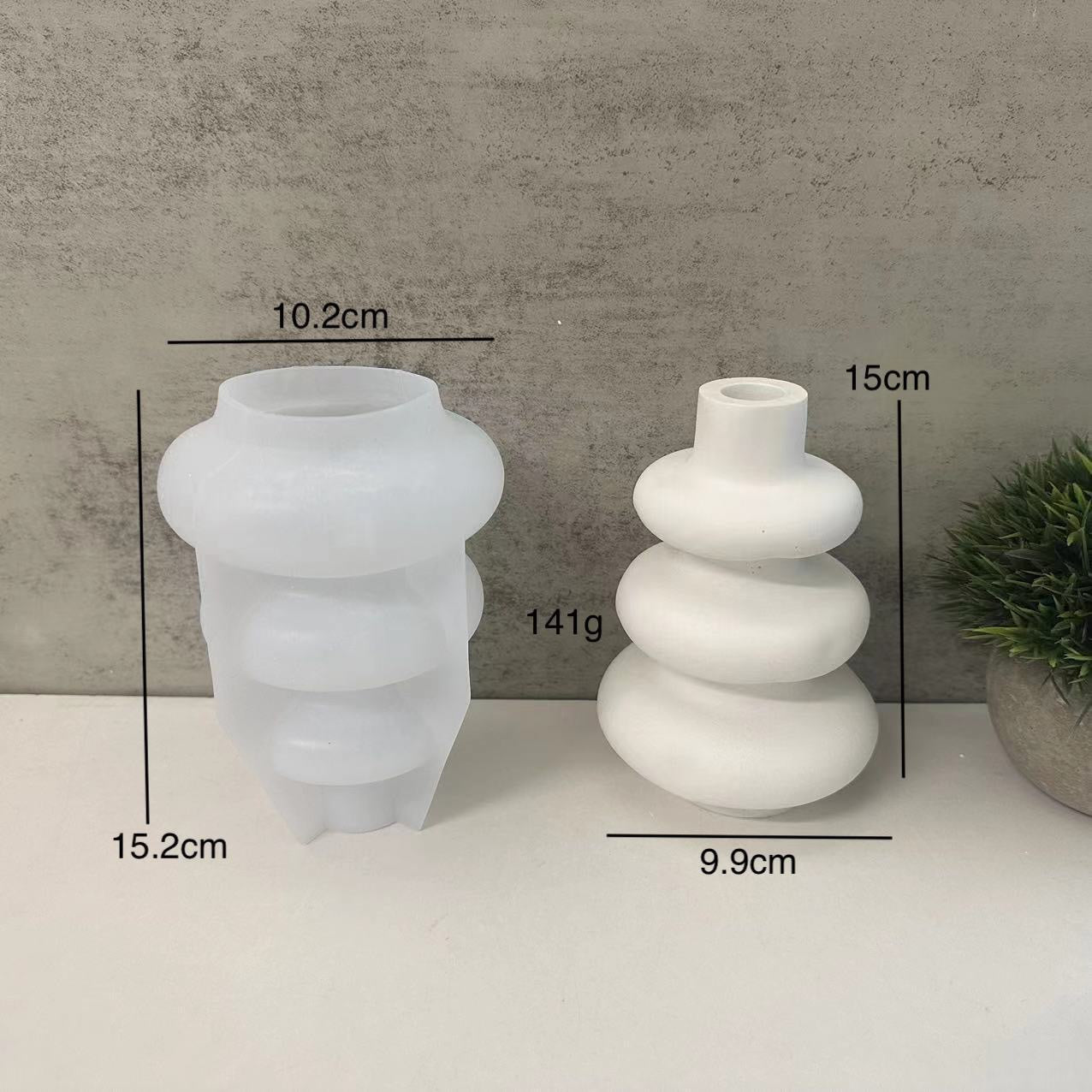 Nordic Concrete Vase Mold
