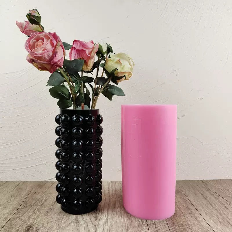 Bubble cylinder Vase Mold (sd8)