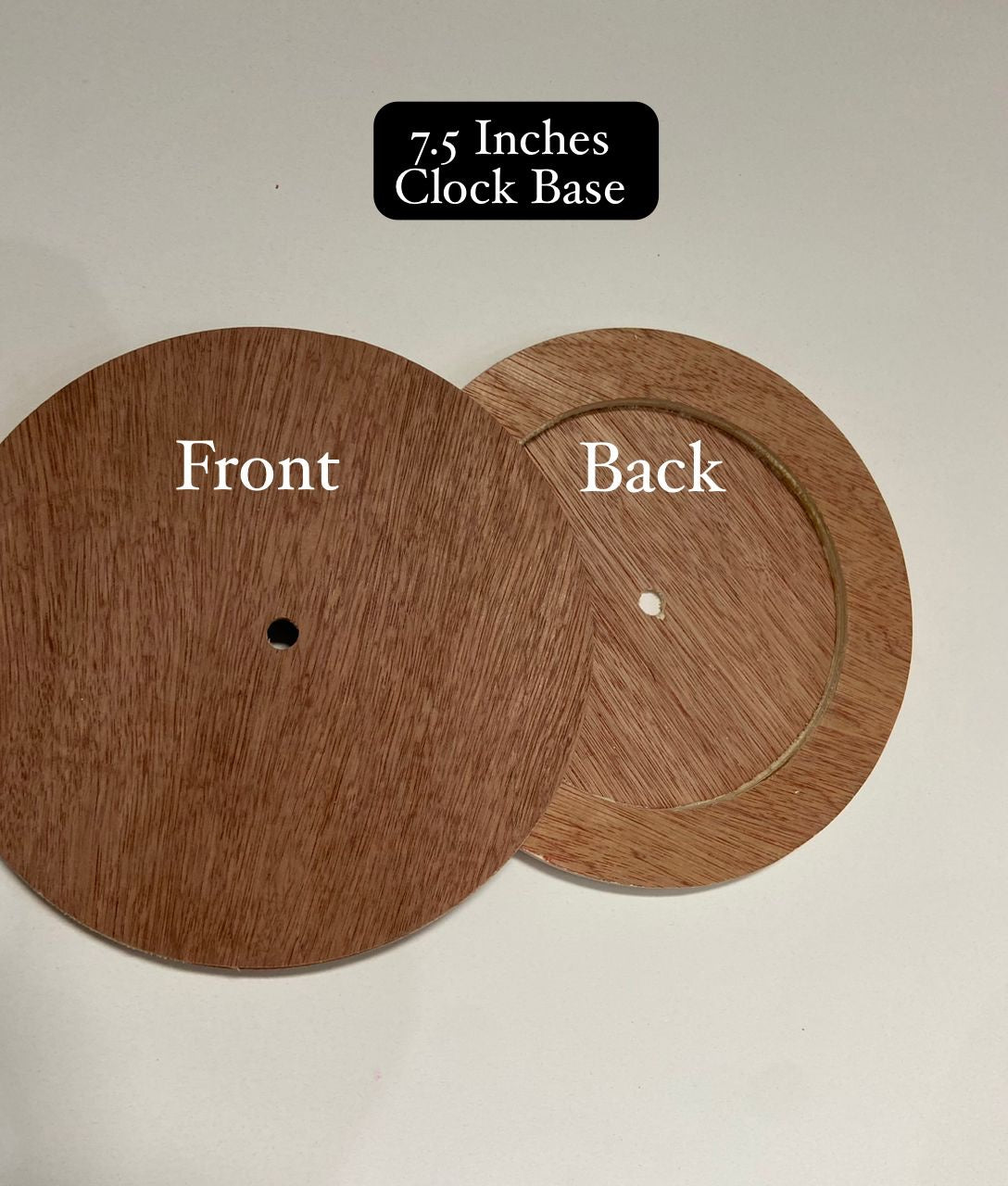 Wooden Clock Base |