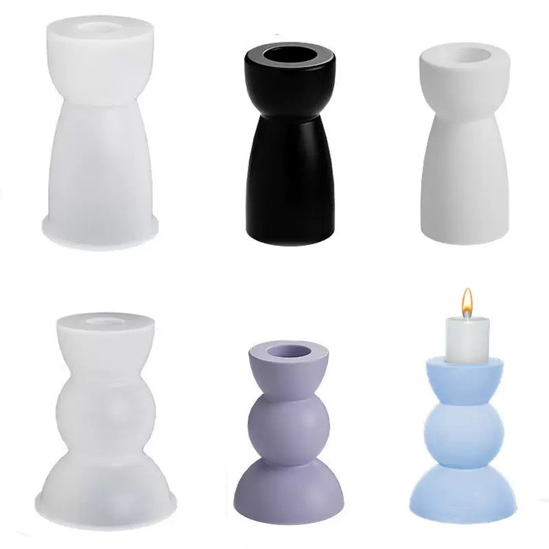 Geometric Candle Holder mold