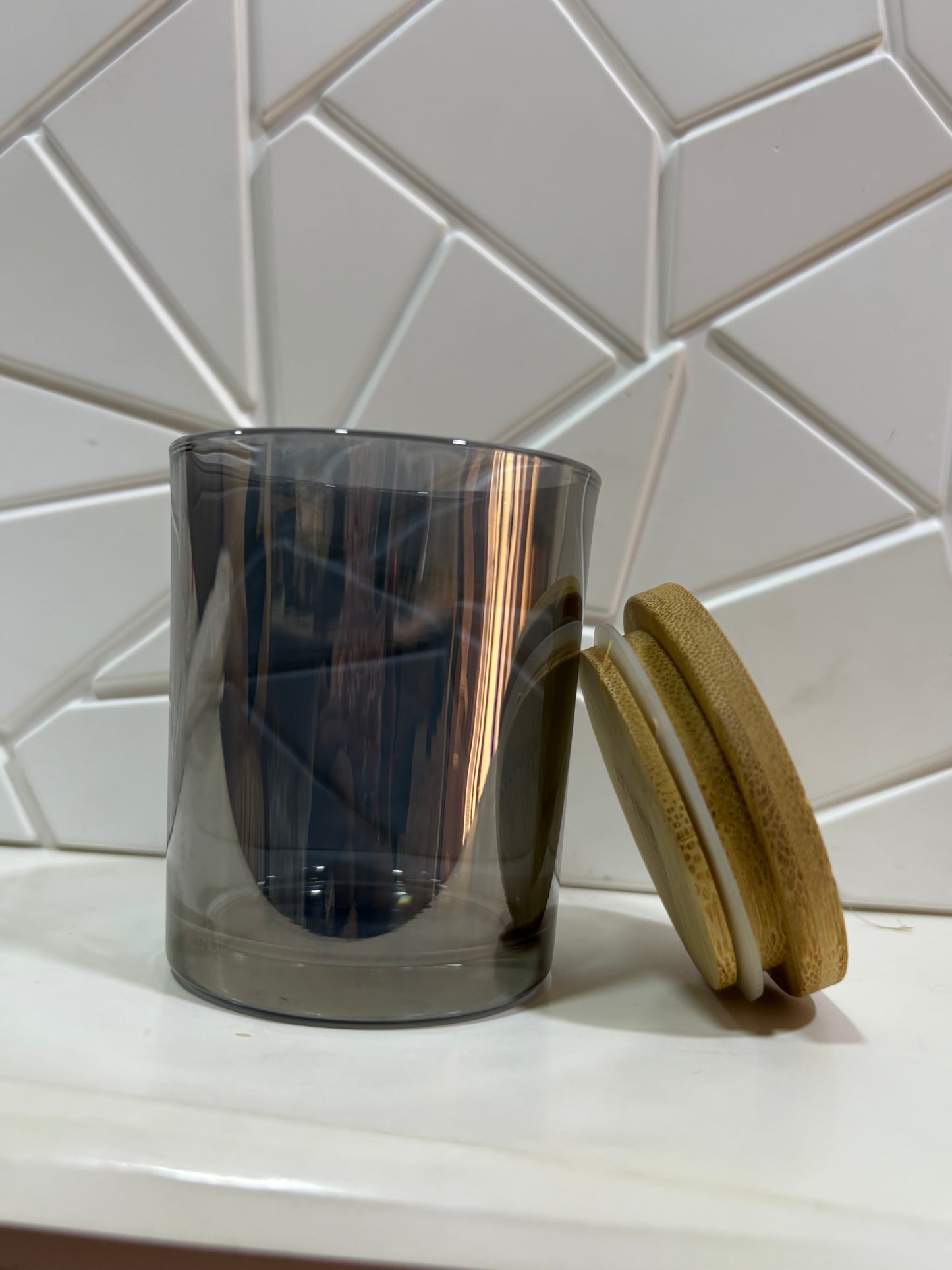 Candle Jar 200ml (wooden lid)