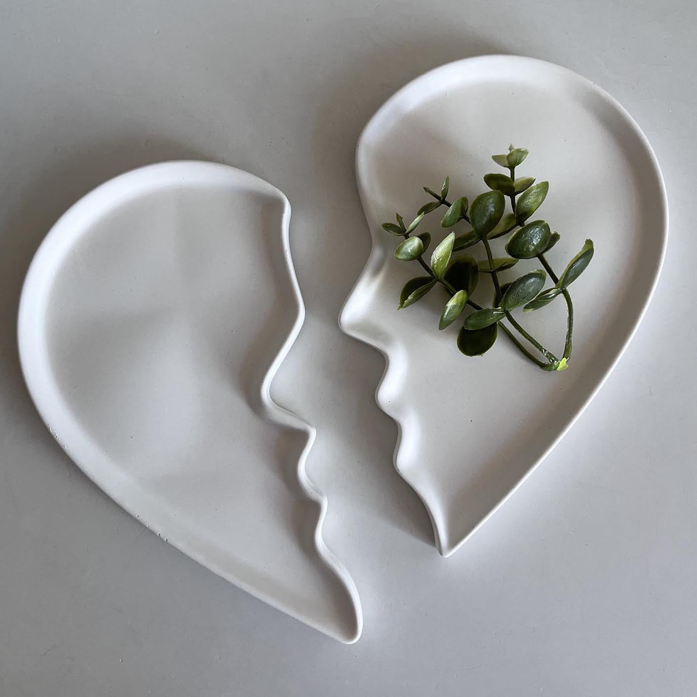Heart Puzzle Tray Mold