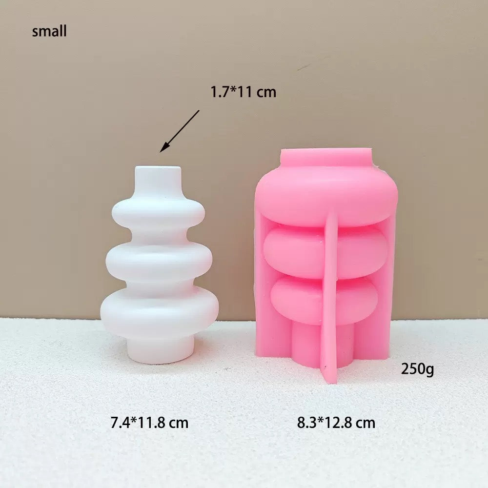 Nordic Concrete Vase Mold (sd11)