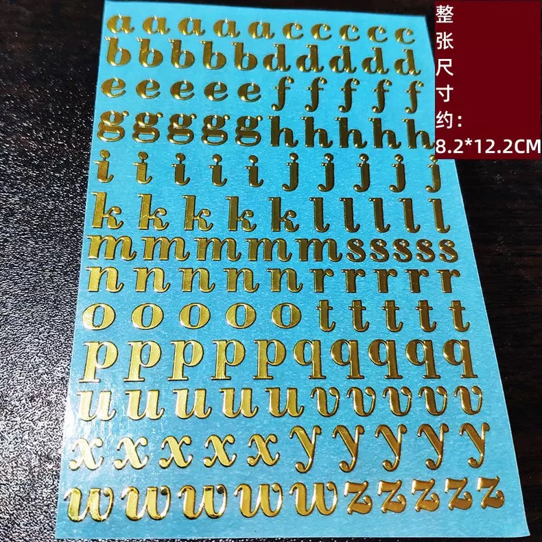Alphabet Stickers (Lowercase)