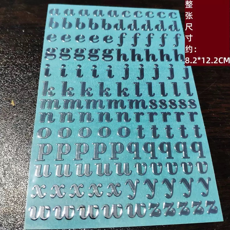 Alphabet Stickers (Lowercase)