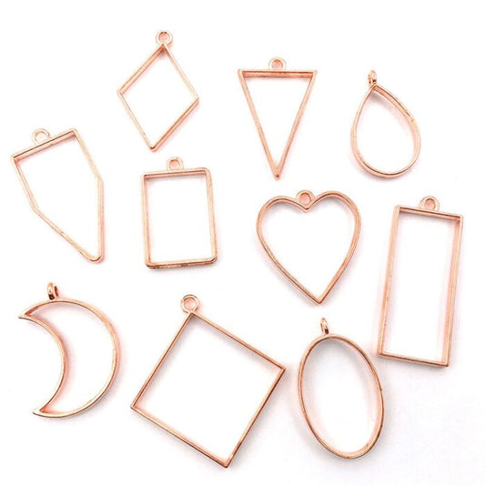 Open Bezel Earring / Pendant