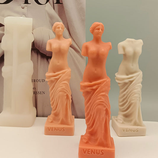 Venus Female Figurine Candle Mold