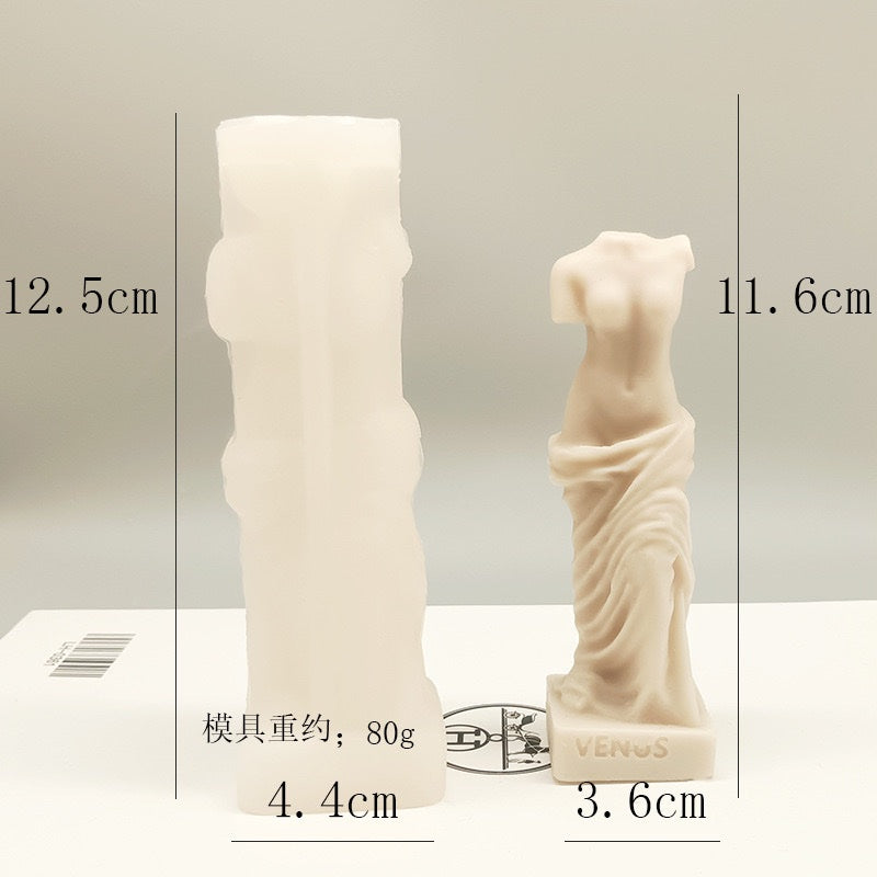 Venus Female Figurine Candle Mold