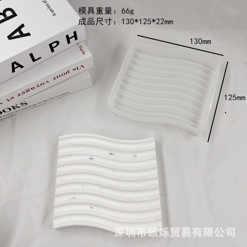 Wavy Tray and Coaster Mold