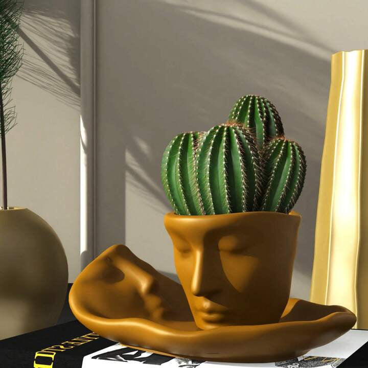 Abstract Face Mold set (Bowl and Trinket Tray)
