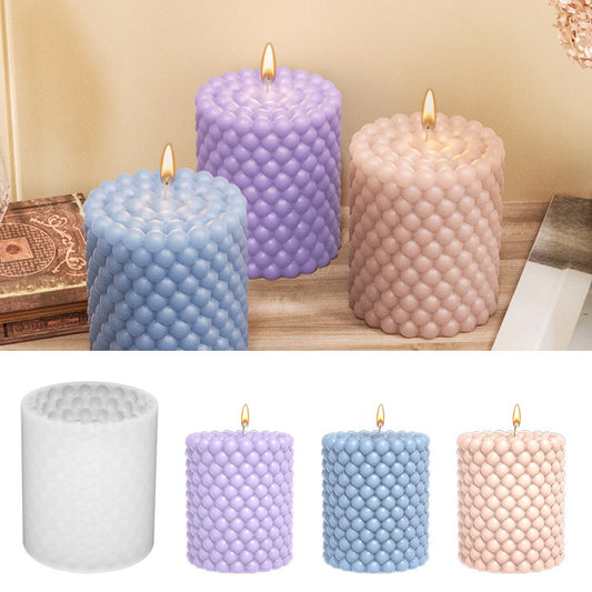 Bubble Pillar Candle Mold