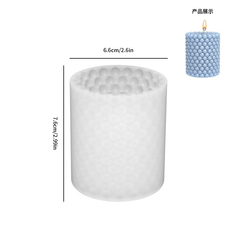 Bubble Pillar Candle Mold
