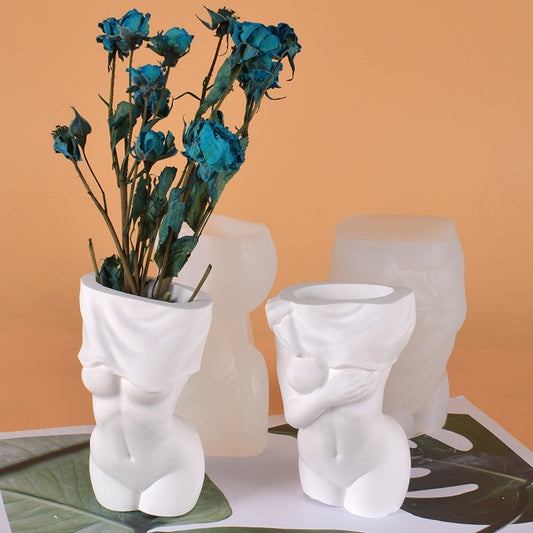 Feminine Body Vase Mold