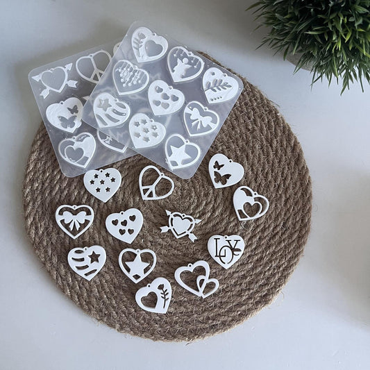 Heart Themed Mold (9 cavity )