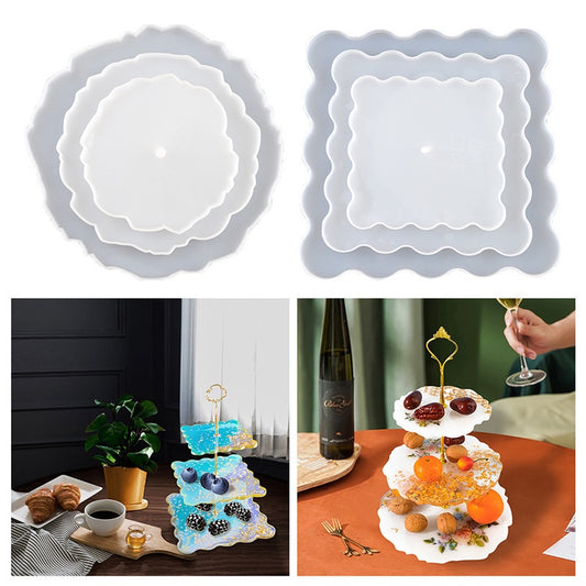 3 Tier Dessert Tray Mold