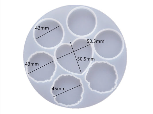 Keyholder / Popsocket Mold (7 cavity)