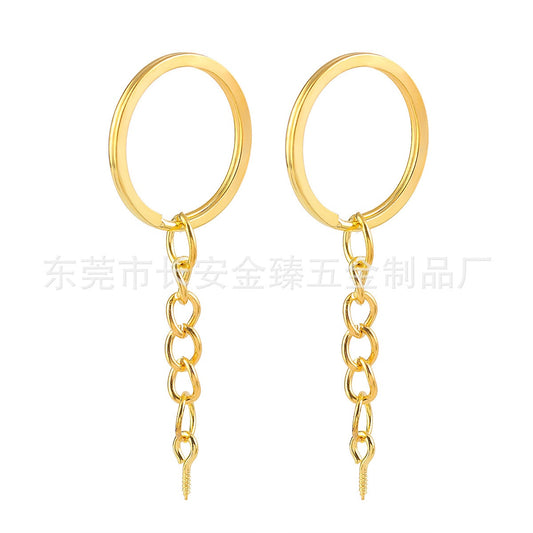 30mm Keychain with Eye-screw Pins (10pcs)