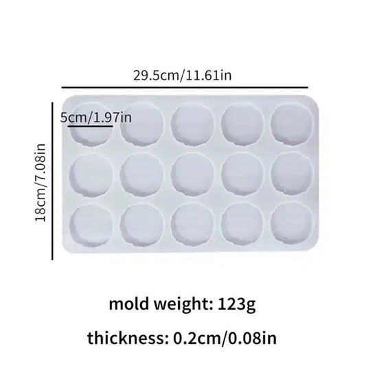 Keyholder / Popsocket Mold (15 cavity)