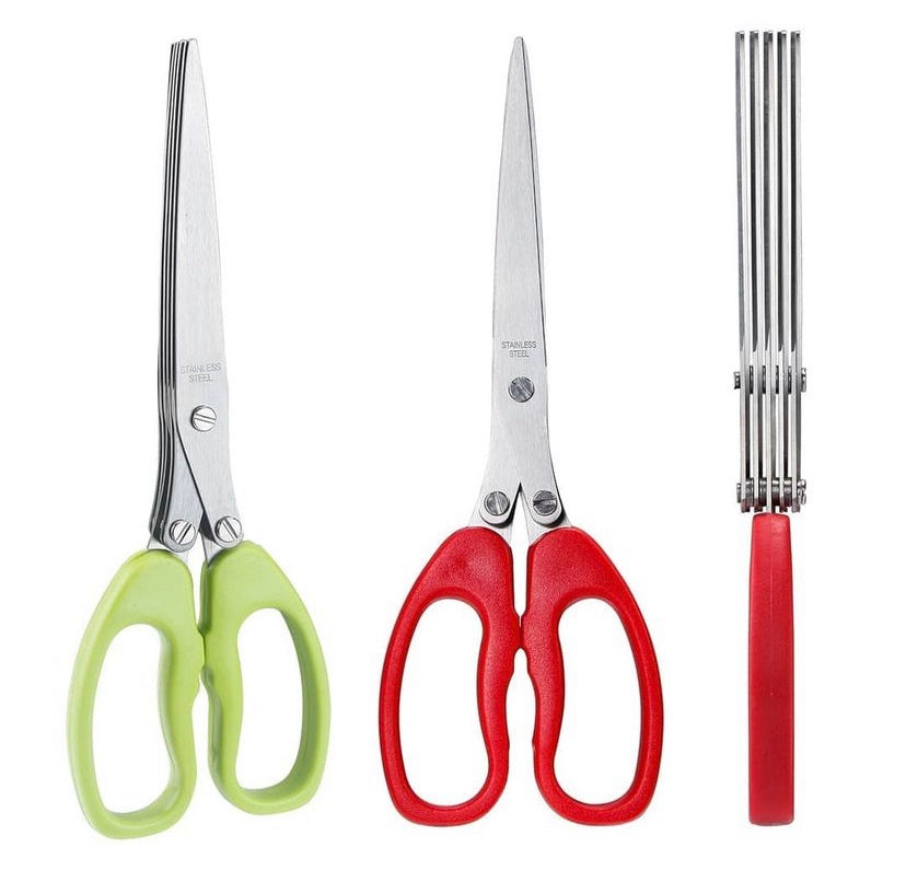 Multi-functional Stainless Steel 5 Blades Scissors