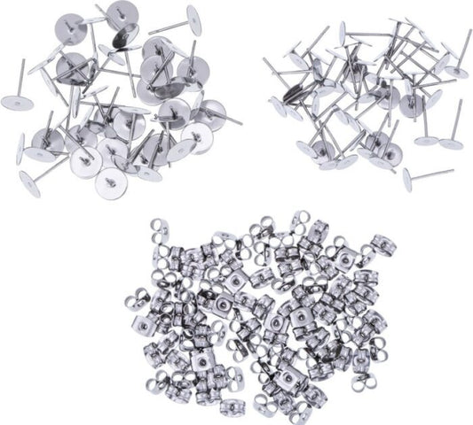 Stud Earring Hooks (10 pairs)