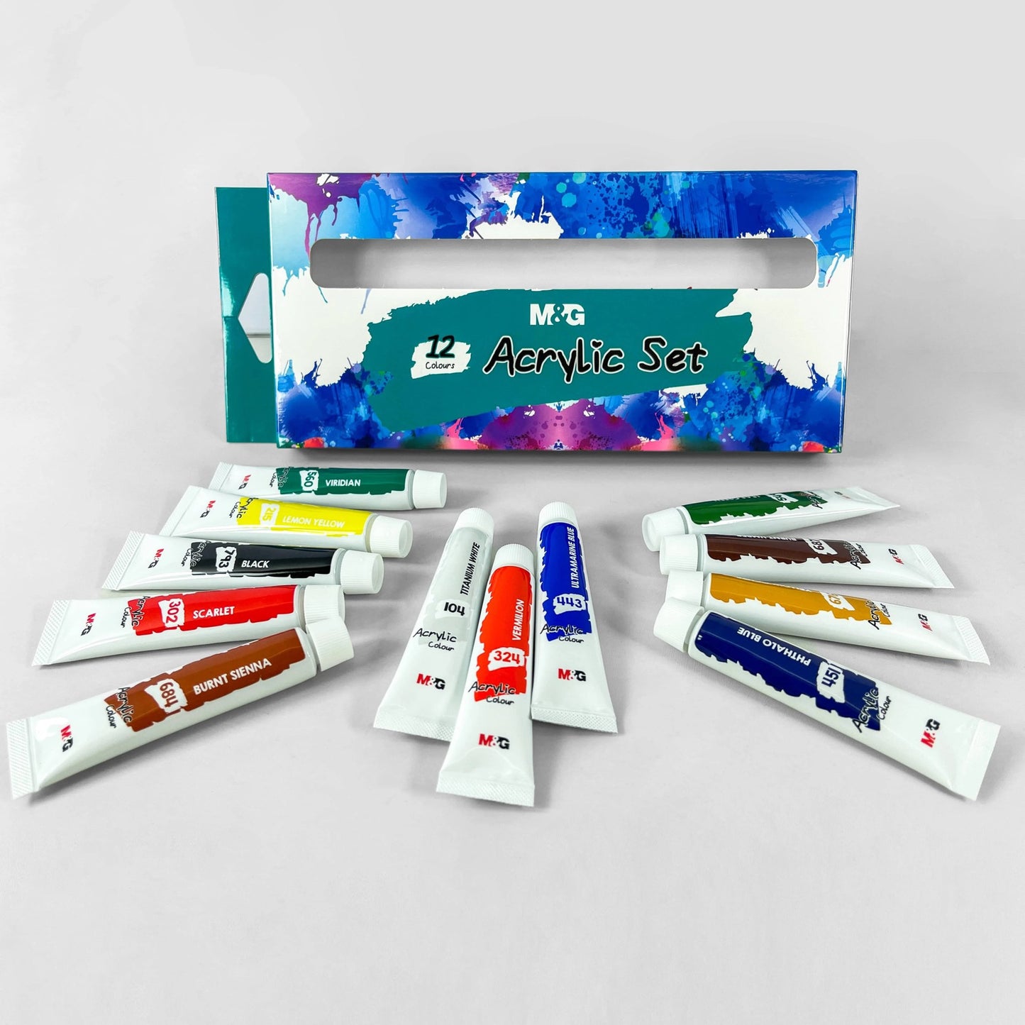 Acrylic Paste (12 colors)