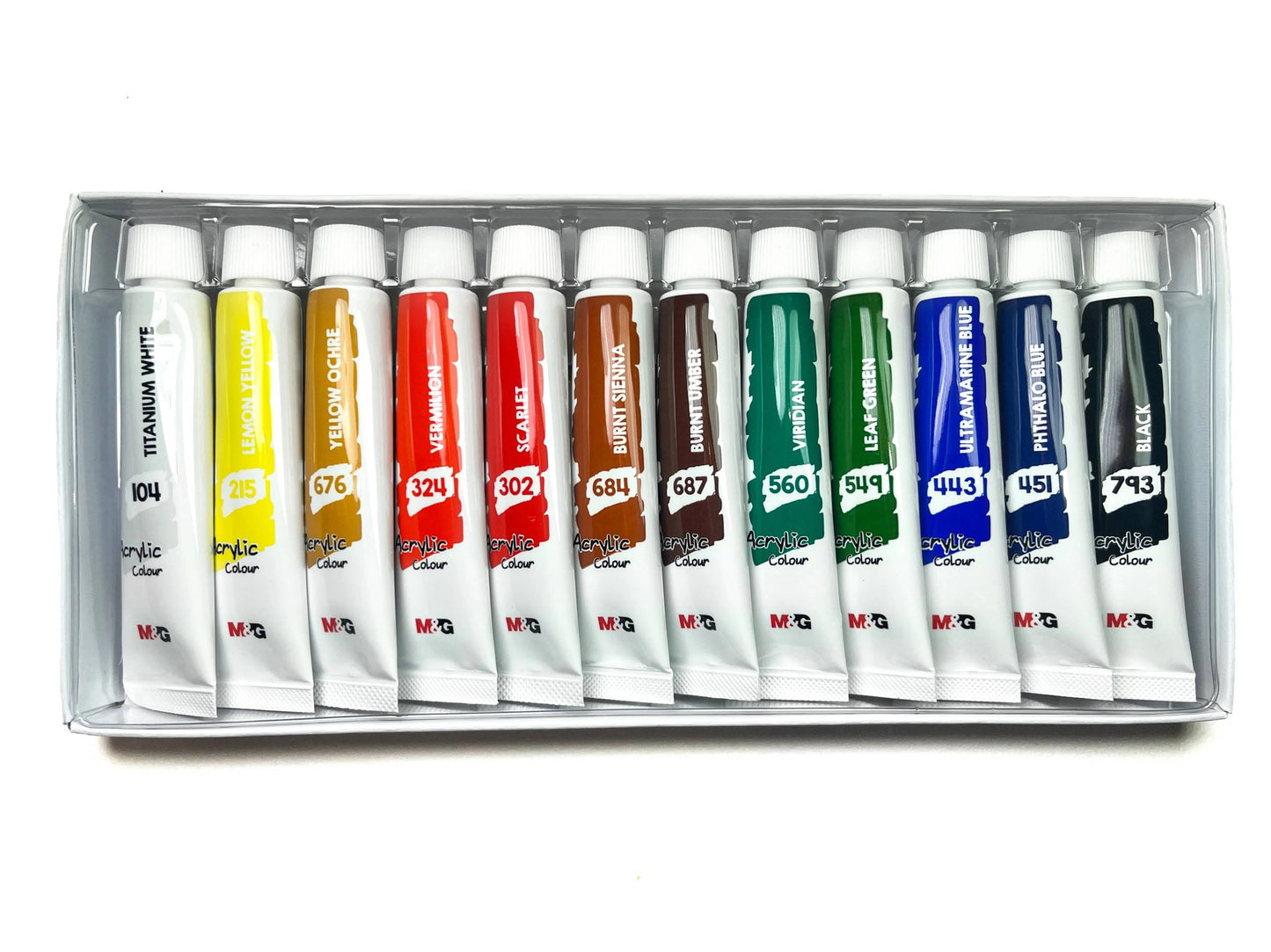 Acrylic Paste (12 colors)