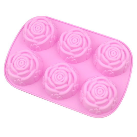 Rose Flower Mold (6 cavity)