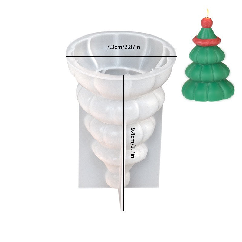Christmas Tree Candle Mold