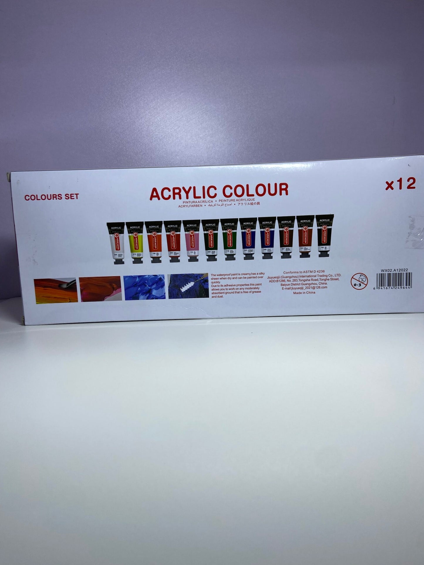 Acrylic Color Paste (22ml | 12 colors)